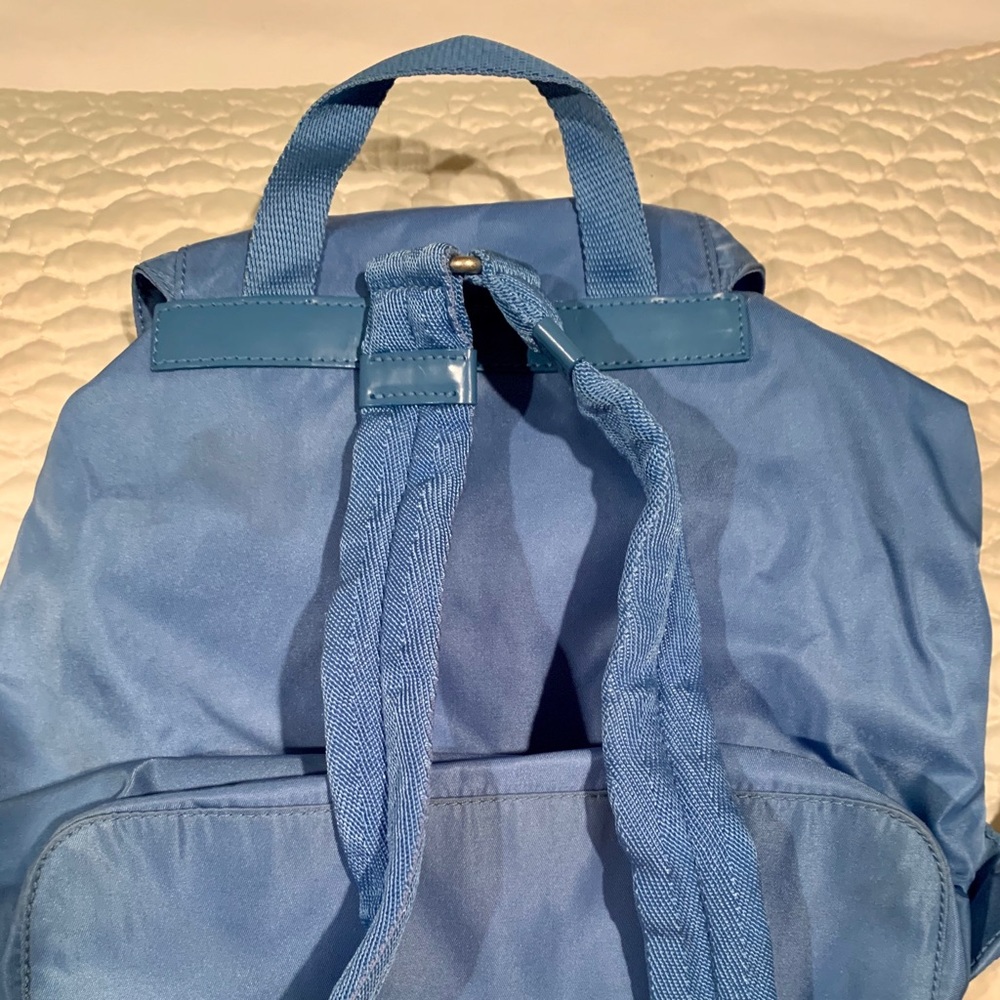 Authentic Small Blue Nylon Prada Backpack - image 3